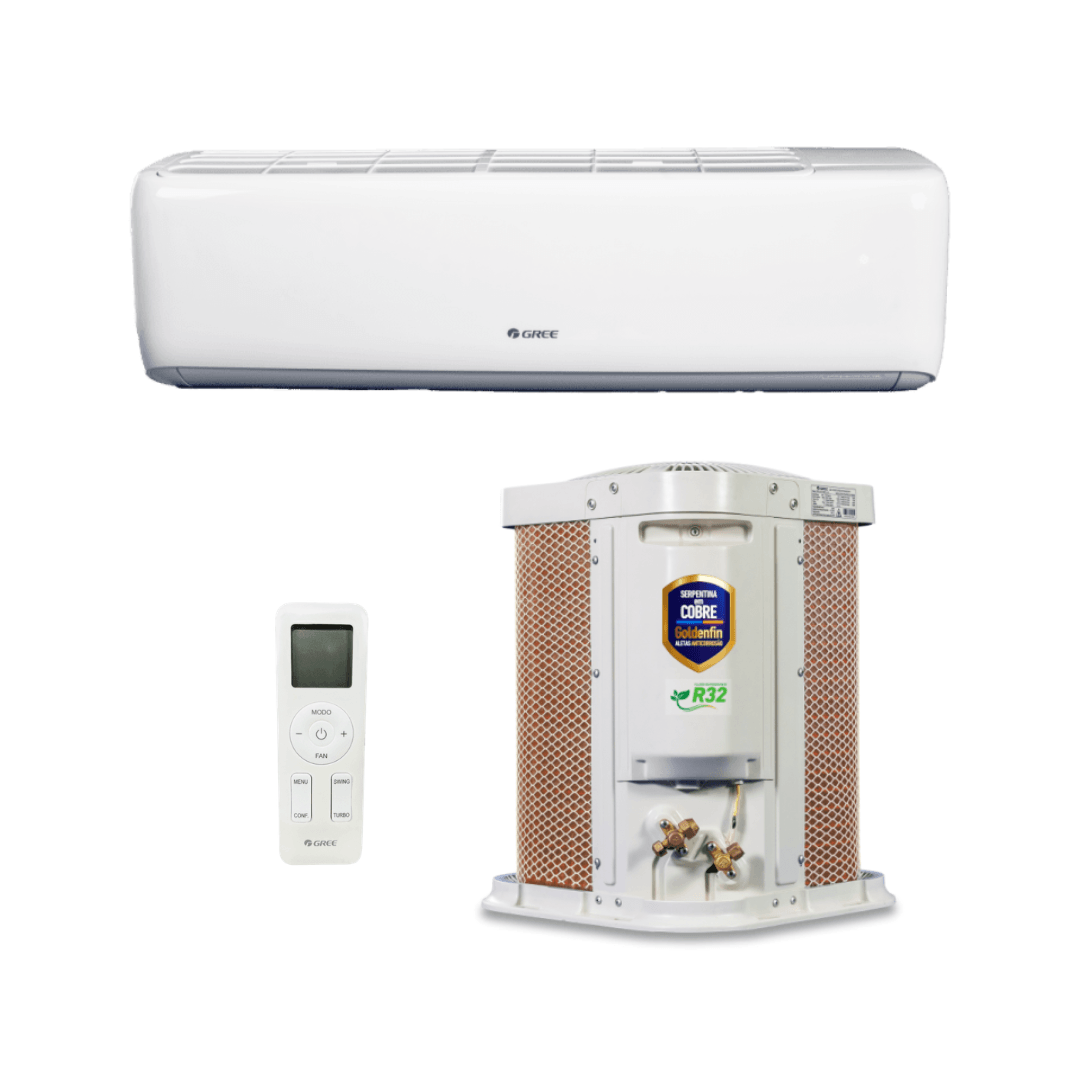 Ar Condicionado Hi Wall Split Inverter Gree G-Top Auto 9000 BTU's Frio Wi-Fi R32 220V